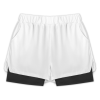 Custom Men's 2 in 1 Running Shorts Quick Dry Athletic Shorts With Liner