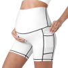 Custom Maternity Yoga Shorts with Side Pocket