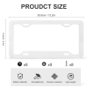 Customizable License plate frame