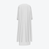 Custom Women's Two-Piece Set: Irregular Texture Long Dress Coat & Cotton-Like Inner Dress