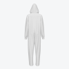 Custom Men's Zip-Up Hooded Long Sleeve Jumpsuit With Pockets