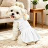Custom Sleeveless Pet Ruffle Skirt Dress For Small Puppies