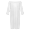 Custom Women's Off-shoulder long-sleeved dress