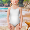 Custom Kids' Halter Neck Sleeveless One Piece Swimsuit