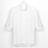 Custom 100% Cotton Men's Lapel Pocket Long Sleeve Shirt