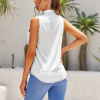 Women's Sleeveless Bow Tie Neck Blouse