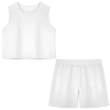 Custom Womne's sleeveless shorts set