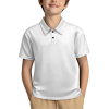 Custom Kids' Polo Collar Short Sleeve Button Placket Polo Shirt