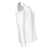 All Over Print Women's Round Collar Half Zipper Long Sleeve Ribbed T-shirt