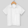 Custom Children's Collared Short-Sleeve Shirt with Pocket