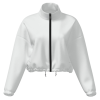 Custom Women's Long Sleeve Fleece Hoodie Short Jacket Coat
