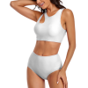 Women's Cut-Out High-Waisted Two-Piece Swimsuit