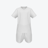 Children's football suit short sleeved shorts V-neck set