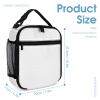Custom Lunch Bag Thermal Cooler Tote With Handle & Mesh Pocket