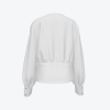 Custom Women's velvet V-neck long-sleeved shirt