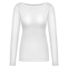 Custom Women's round neck long sleeved Mesh shirt