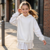 Custom Kids' Long Sleeve Hoodie with Double Hoodies With Pockets