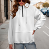 Custom Women's Long Sleeve Zipper Hoodies With Pocket