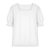 Custom Womne's Ruffle Short-Sleeved T-Shirt