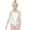 Custom Girls Halter Neck Ruched  One Piece Swimsuit