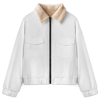 Custom Women Winter Fleece Long Sleeve Double zipper jacket