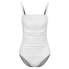 All-Over Print Women's Square Neck One-Piece Swimsuit
