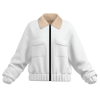Custom Women Winter Fleece Long Sleeve Double zipper jacket