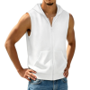 Custom Men's Sleeveless Hooded shirt