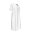 Custom Women's V-Neck Tie Sleeve Casual Bodycon T-Shirt Dress