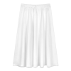 Custom Womens Elastic Waist Flared A-Line Midi Skirt