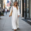 Custom Women's Long Sleeve Zipper Maxi Dresse