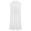 Custom Women Collared Sleeveless Loose Mini Shirt Dress
