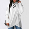 Custom Women Mid‑Length Long Sleeve Hoodie
