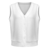 Custom Women V‑Neck Button Sleeveless Vest