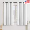 Blackout Fabric Grommet Curtain 52x63inch (Set of 2)|Ship From USA