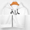 Custom Women Zip‑Up Long Hoodie Dress