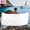 Beach Towel 31"x71" (2-Pack) |Ship From USA