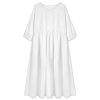 Custom Women's High-waisted Round Neck maxi dress