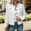 Custom Women Long Sleeve Short Jacket Coat