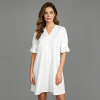 Custom Specialized Women's V-Neck Ruffle Sleeve Casual Dress