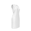 All Over Print Women's V-neck Sleeveless Pleated Pocket Dress