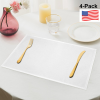 Linen Placemat 18x12inch (4-Pack)|Ship from USA