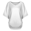 Customizable Women's 3/4 Sleeve V Neck Loose Casual Blouse Top