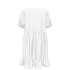 All Over Print Women's Round Neck Ruffle Hem Dress