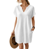 Custom Women's Casual V-Neck Dress