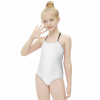 Custom Girls Halter Neck Ruched  One Piece Swimsuit