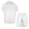 Custom Men's Short Sleeve Shirt & Shorts Set Outfit Sets
