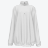 Custom Women's Stand Collar Long Sleeved Half Zipper Hoodies With Pocket