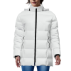 All-Over Print Women's Stand Collar Hooded Zipper Puffer Coat