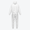 Custom Men's Zipper Hood Coat Top & Pants Set Without Pocket